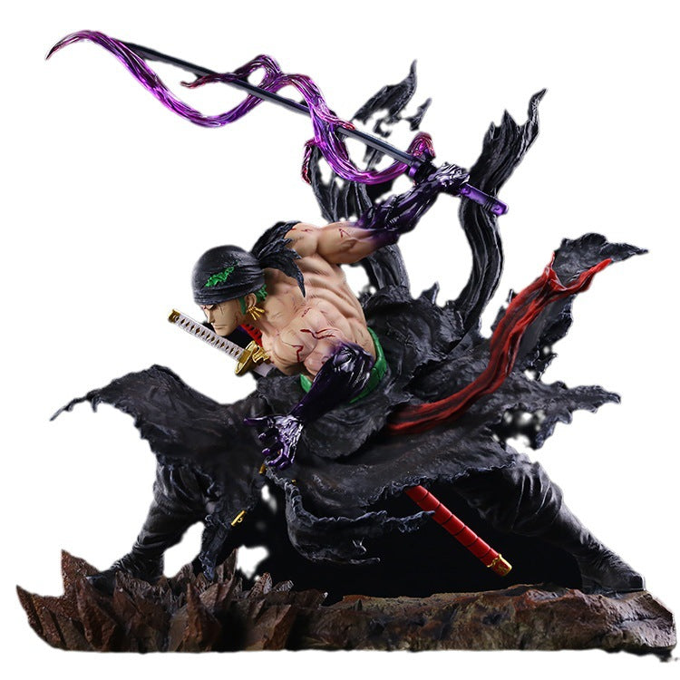 One Piece Zoro Dual-Headed Figure Model (Direct Factory)